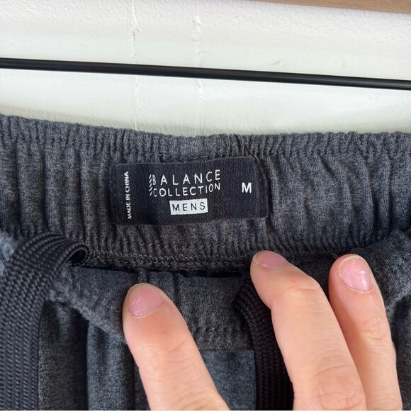 Balance Collection Gray Sweatpants Joggers Relaxed Fit Tapered Leg size Medium - Picture 4 of 8